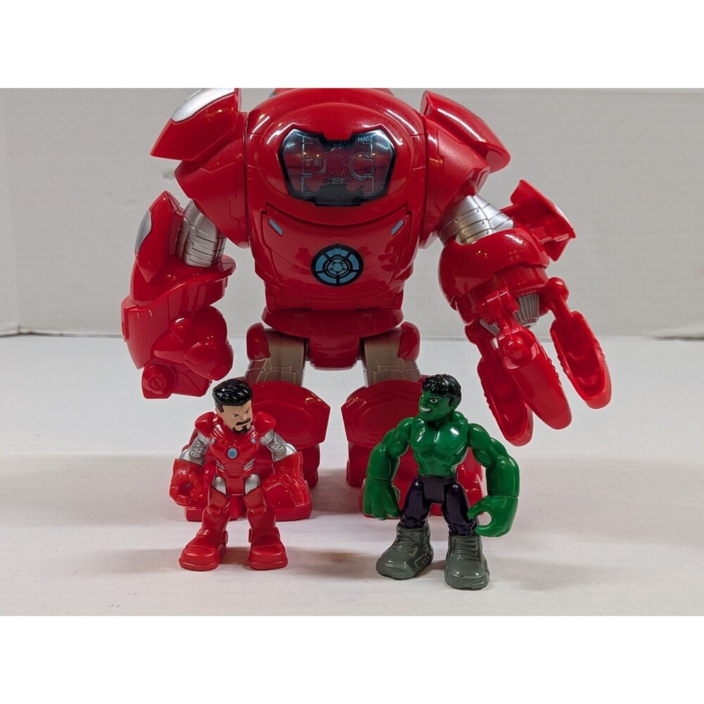 Playskool Marvel Super Hero Adventures Stark Tech Armor Iron Man Hulkbuster